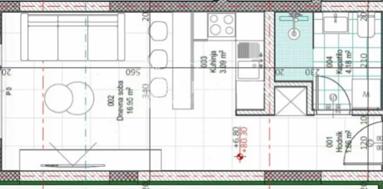 Modern Studio Apartment in Kavač Near Kotor