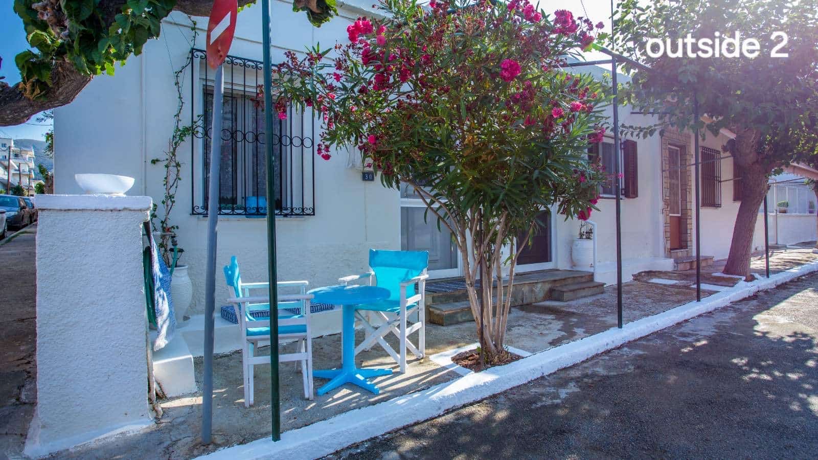 Detached house 45 m² with garden and sea view in Karystos