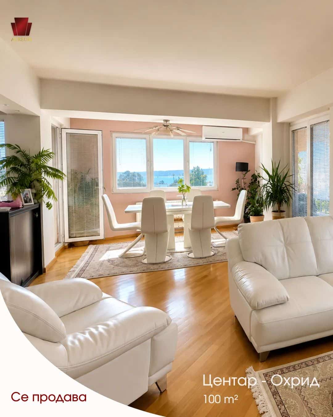 Beautiful apartment with lake view in the center of Ohrid