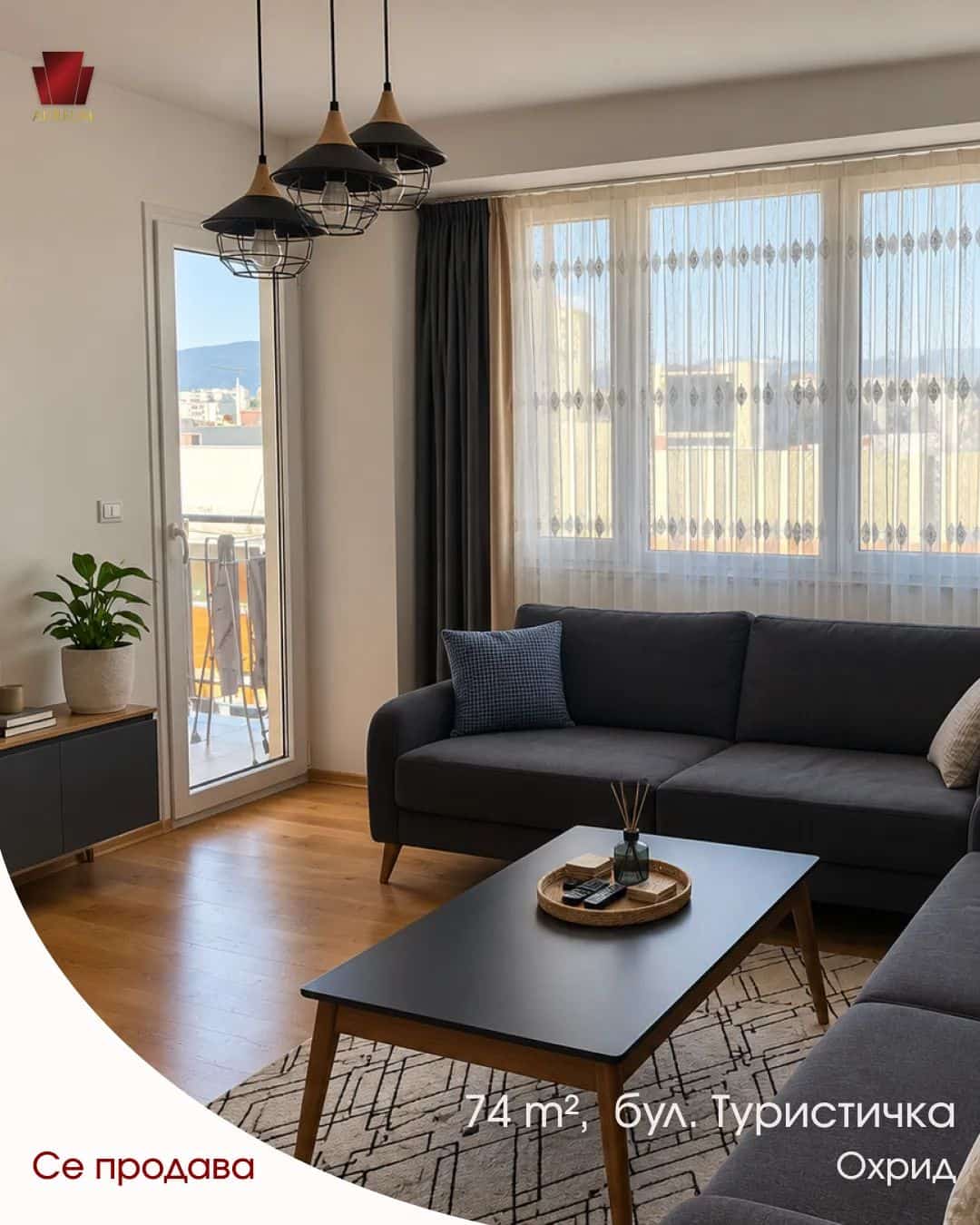 Modernly furnished apartment on Turistichka, near Okta — ready for immediate move-in.