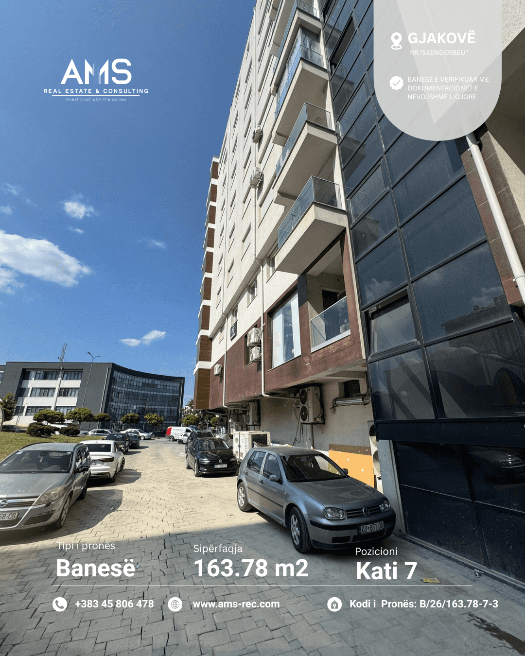 LUXURY APARTMENT FOR SALE – GJAKOVA