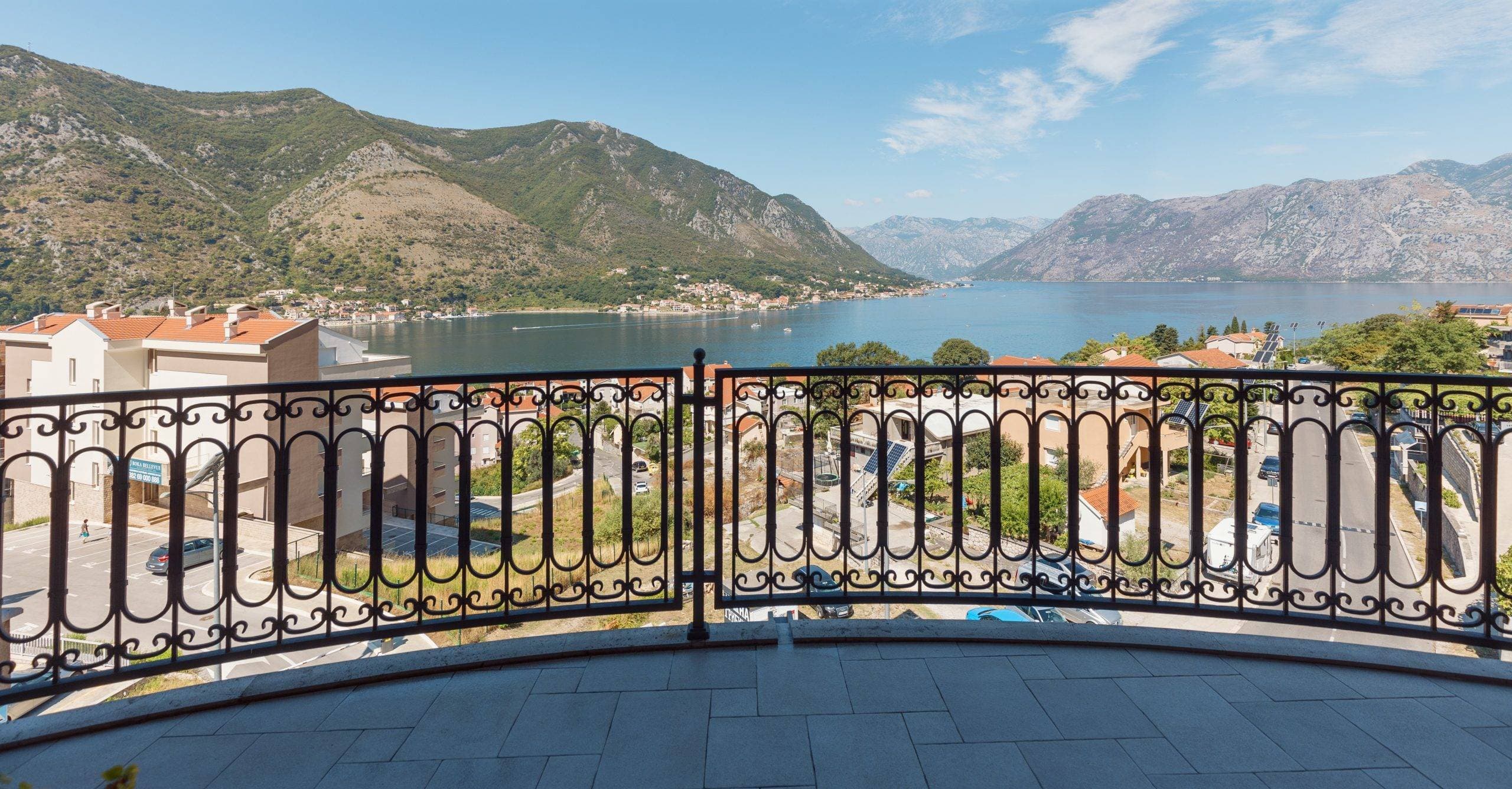 Elegant Two-Bedroom Apartment with Sea Views in Dobrota 1