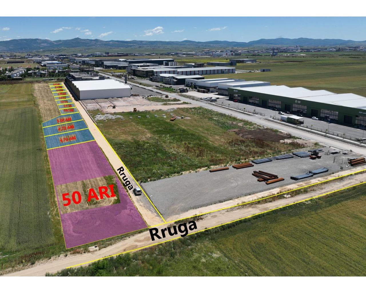 Shiten Parcela në Hjavali, afër Marigona Hill 1