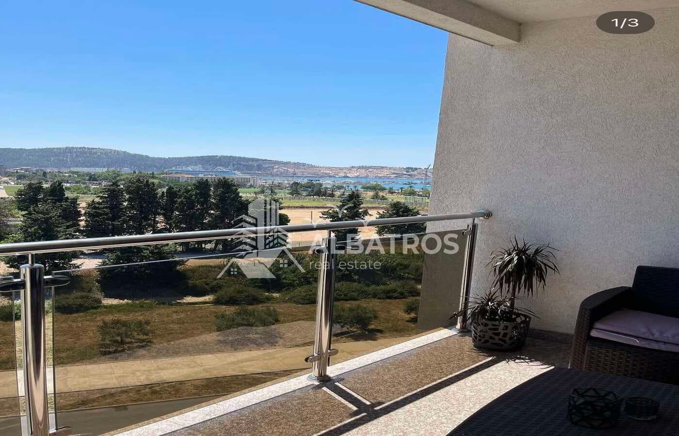 Spacious Furnished One-Bedroom Apartment with Sea View in Ilino 1