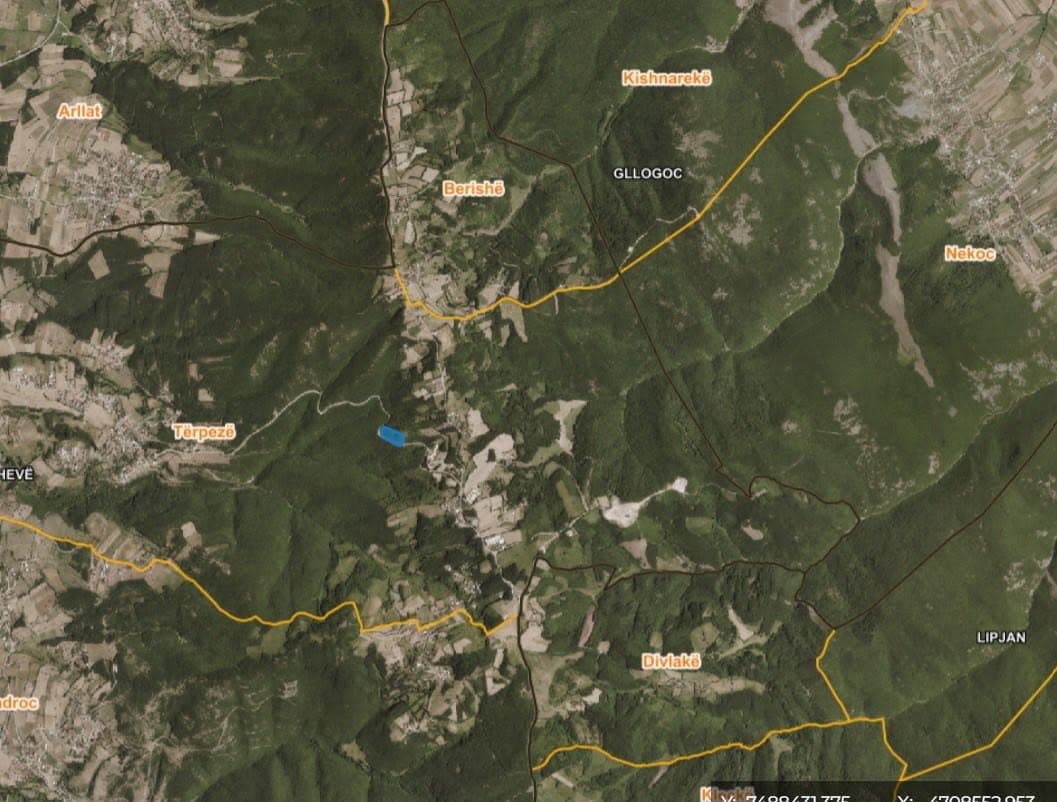 Tokë për Shitje në Tërpezë – Malet e Berishës, Malishevë 4