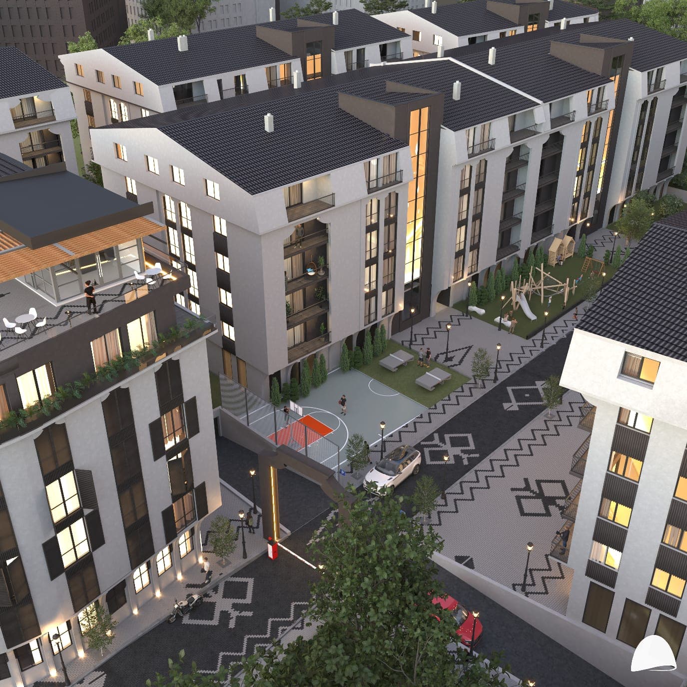 Generous 219 sqm four-bedroom apartment for sale in Debar 7