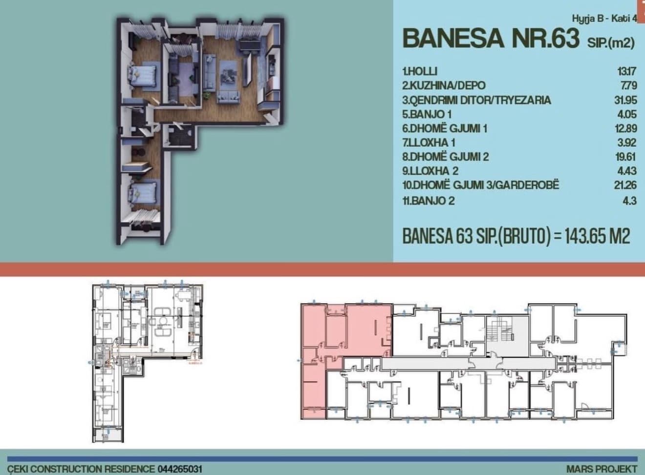 Spacious 83 m²  apartment for sale in Peja 5