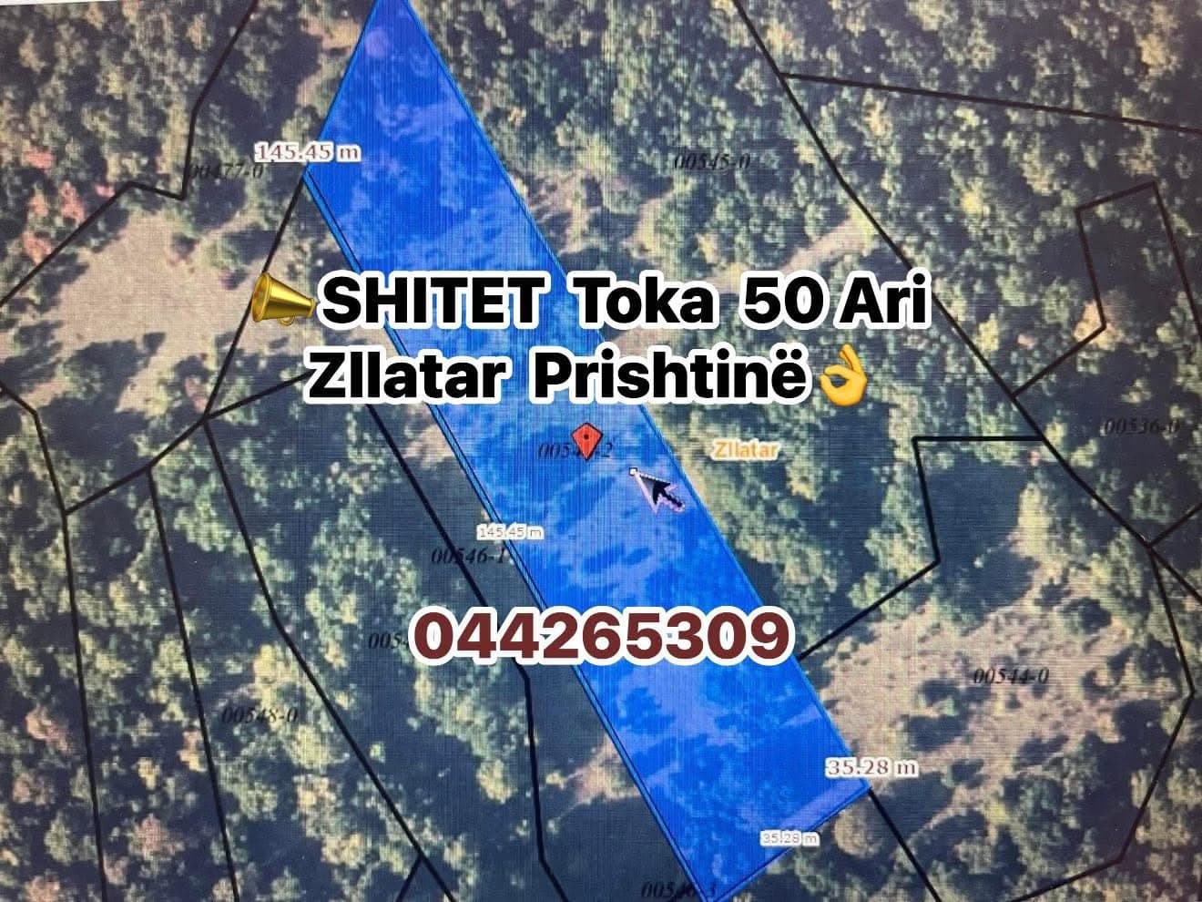 Shitet Tokë në Zllatar, Prishtinë. 13