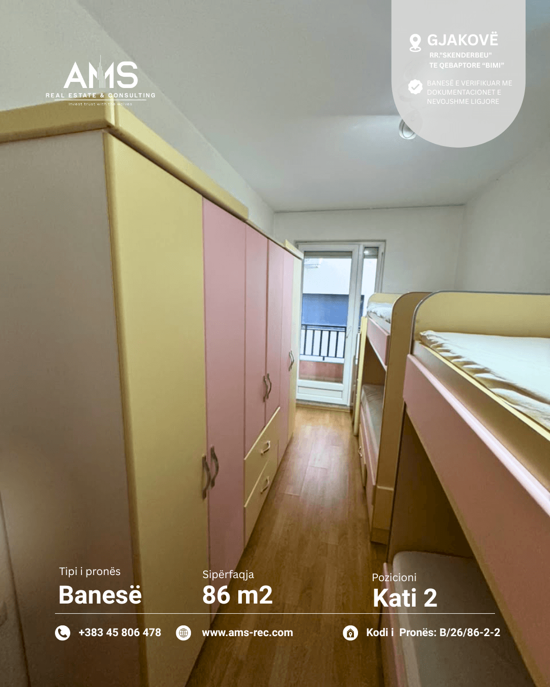BANESË NË SHITJE – GJAKOVË 16