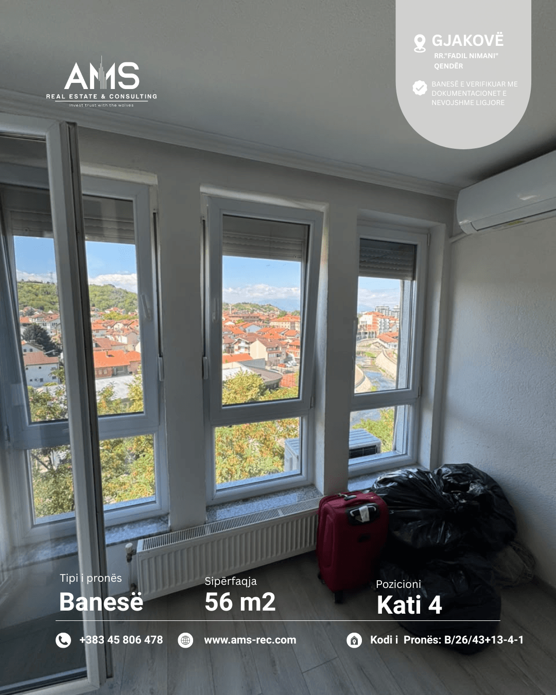 BANESË ME GARAZH NË SHITJE – GJAKOVË 14