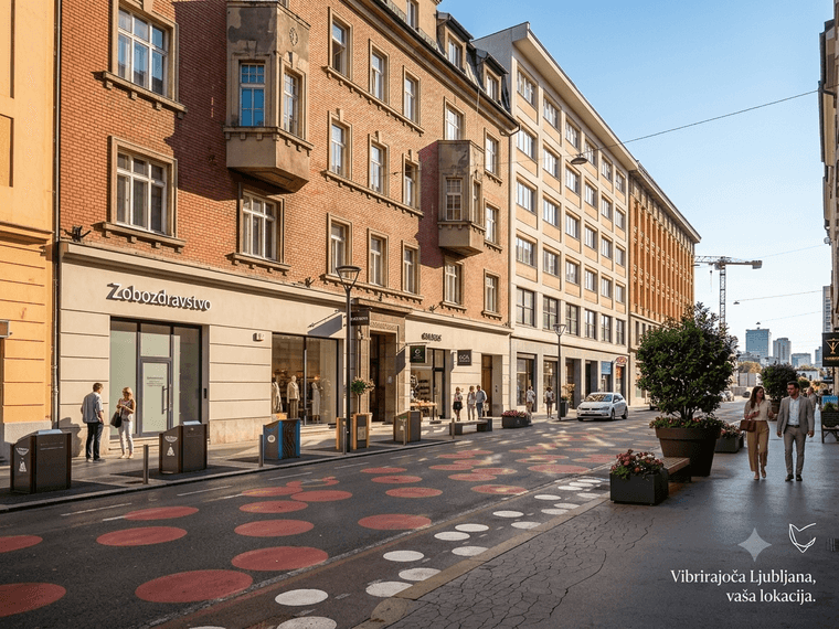 Ambient biznesi 167.1 m² me qira në rrugën Miklošičeva
