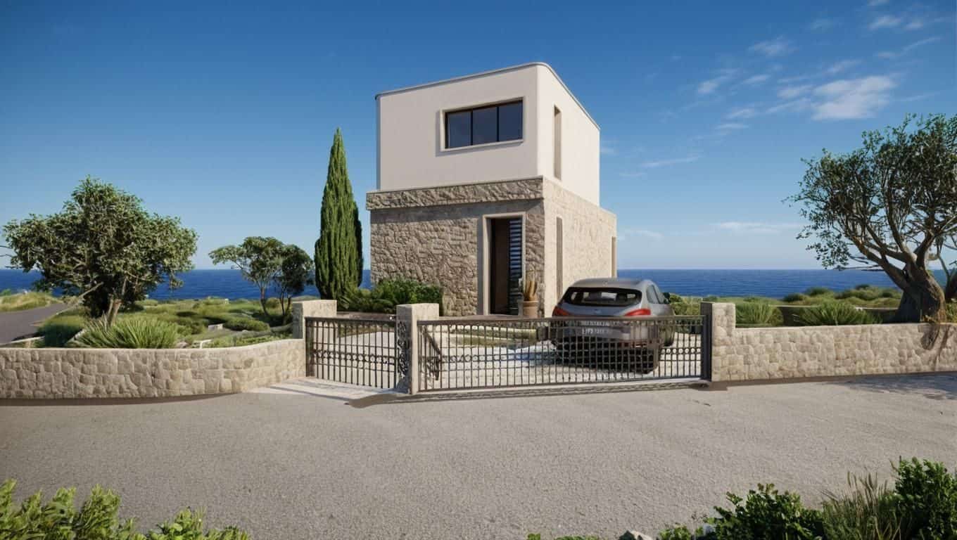 500 M² Plot With Building Permit And Sea View In Utjeha