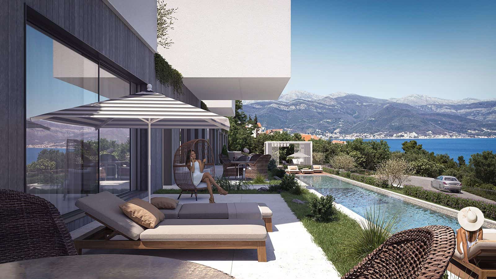 Two-Bedroom Apartment With Sea Views In Krašići