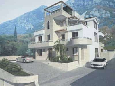 Unfinished Seafront Villa with 1,684 m² Plot in Prčanj