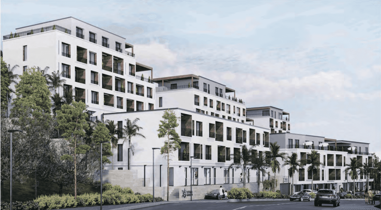 Apartament me dy dhoma gjumi, gati për banim, në një kompleks të ri në Tivat